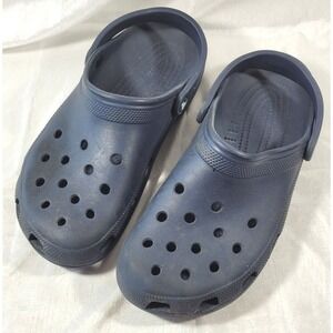 Crocs Men's Classic Slip-on Clog Slide Sandals - Navy Blue - Size 11